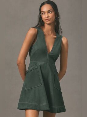 Anthropologie Maeve V-Neck A-Line Mini Dress
